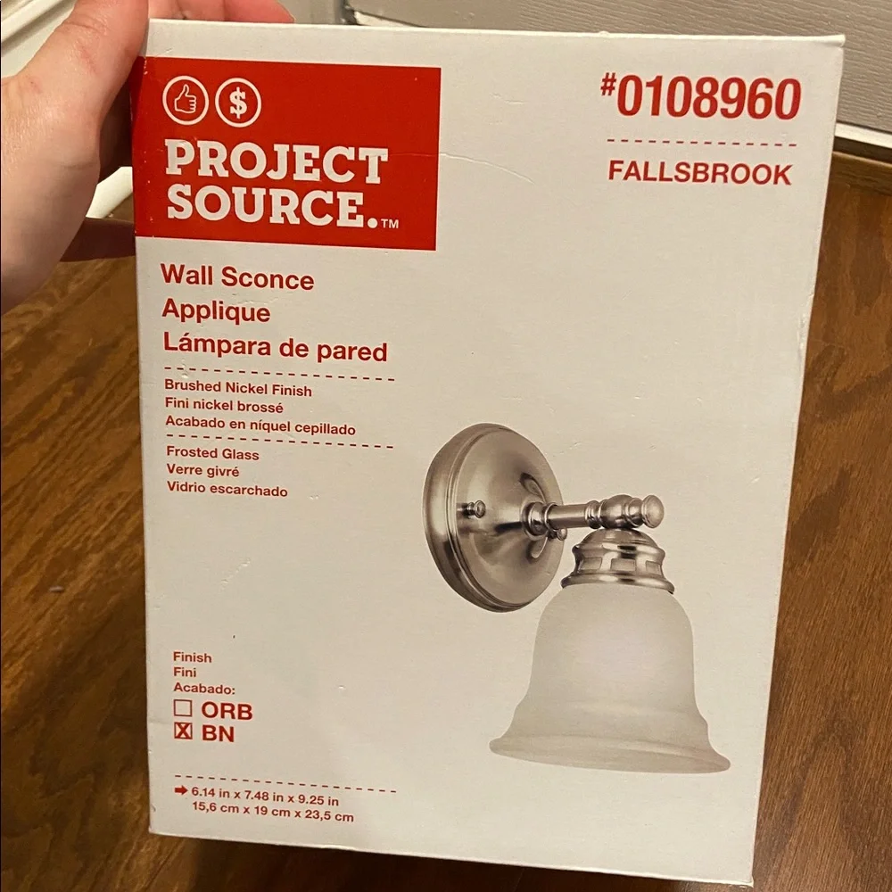 🧡 Project Source wall sconce - Picture 3 of 6